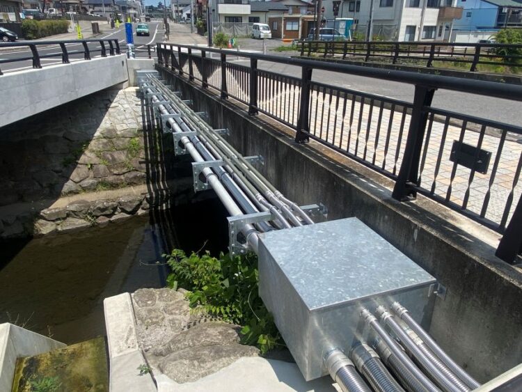 電線共同溝･情報ボックスにおける<br>橋梁添架･マウントアップ埋設整備